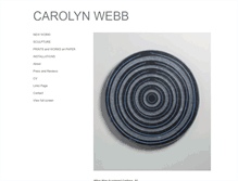 Tablet Screenshot of carolynwebb.net